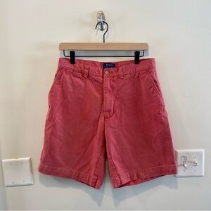 POLO Ralph Lauren Mens Shorts Classic Fit 9” Mens 32 natucket red preppy chinos
